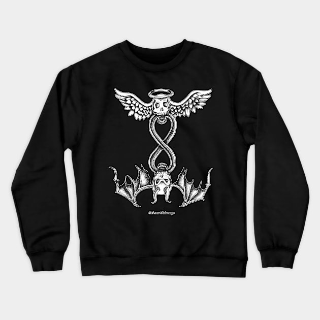 We Are Infinite Crewneck Sweatshirt by Artful Magic Shop